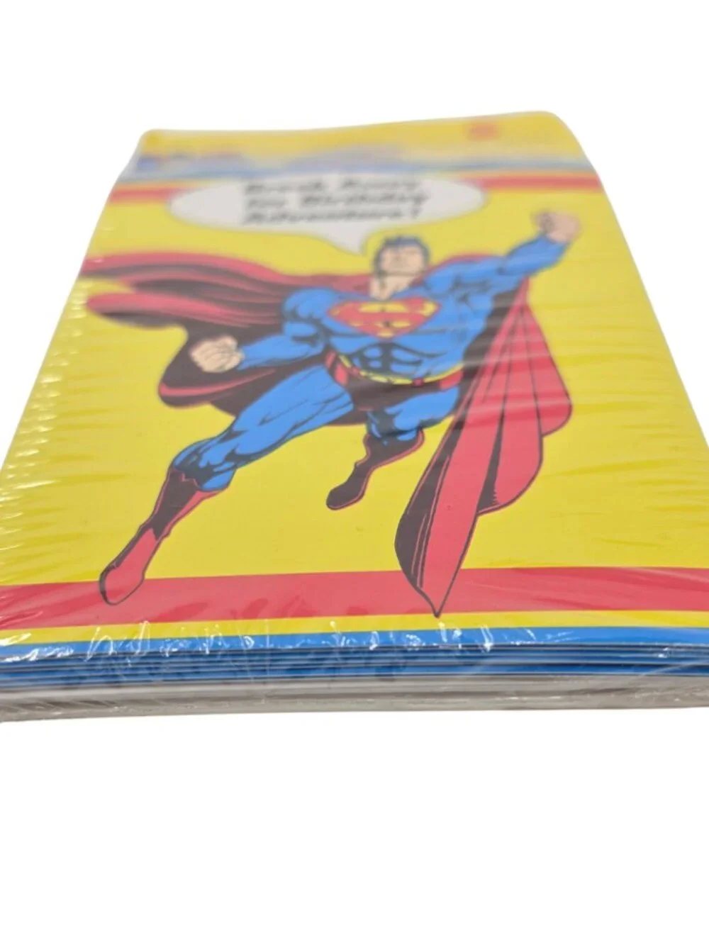 Vtg 1992 Sealed American Greetings Superman Birthday Cards Party Invitations